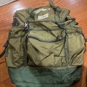 Vintage L.L. Bean Continental Ruck Sack Backpack Model 8155 Made in Korea